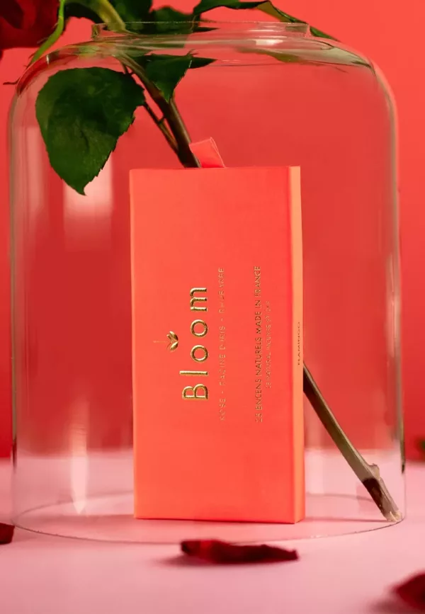 25 bâtons d'encens naturels Flamingo - ROSE, RACINE D'IRIS, RHUBARBE – Image 1