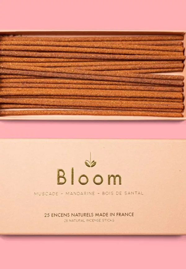 25 bâtons d'encens naturels Bubble Shell - MANDARINE, MUSCADE, BOIS DE SANTAL – Image 2