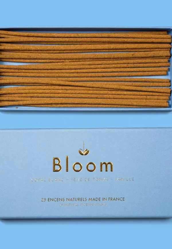 25 bâtons d'encens naturels Blue Bird - COPAL BLANC, FÈVE DE TONKA, VANILLE – Image 2