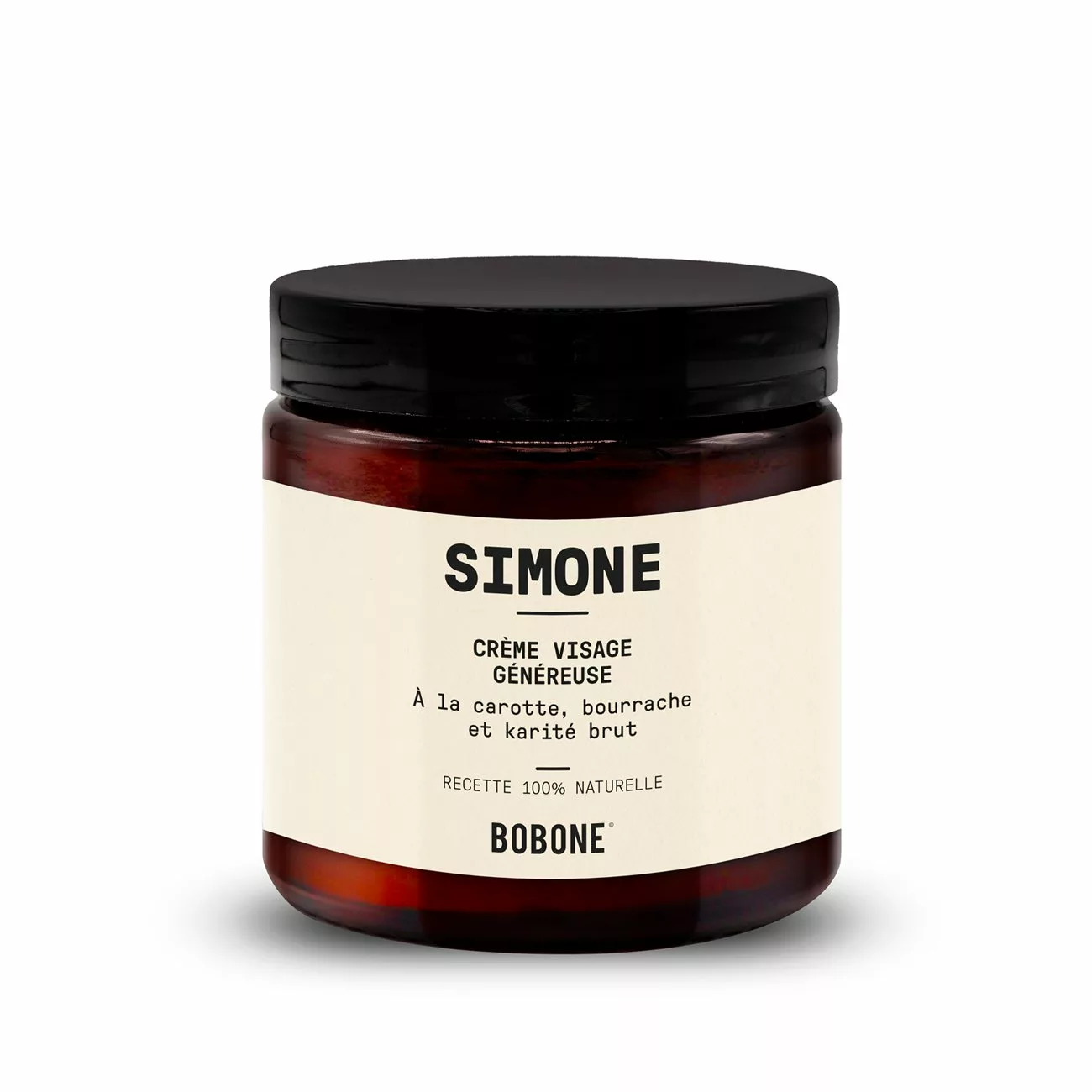 SIMONE Crème riche visage à la carotte, bourrache et karité brut – Image 1