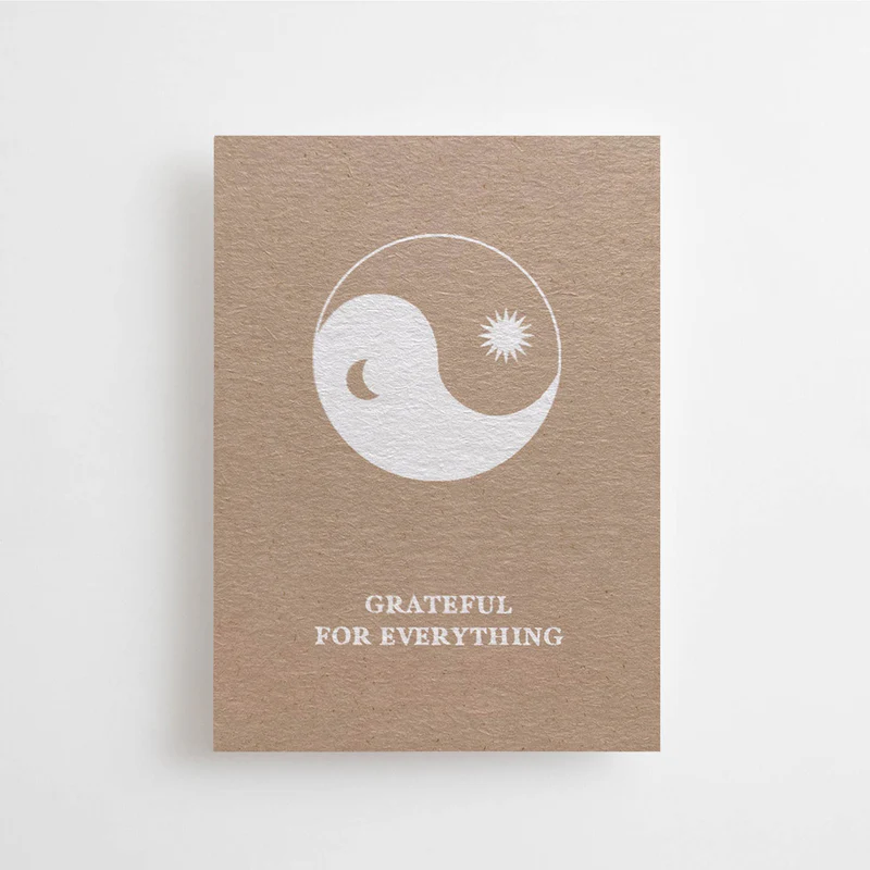 Grateful for everything - Mini Carte