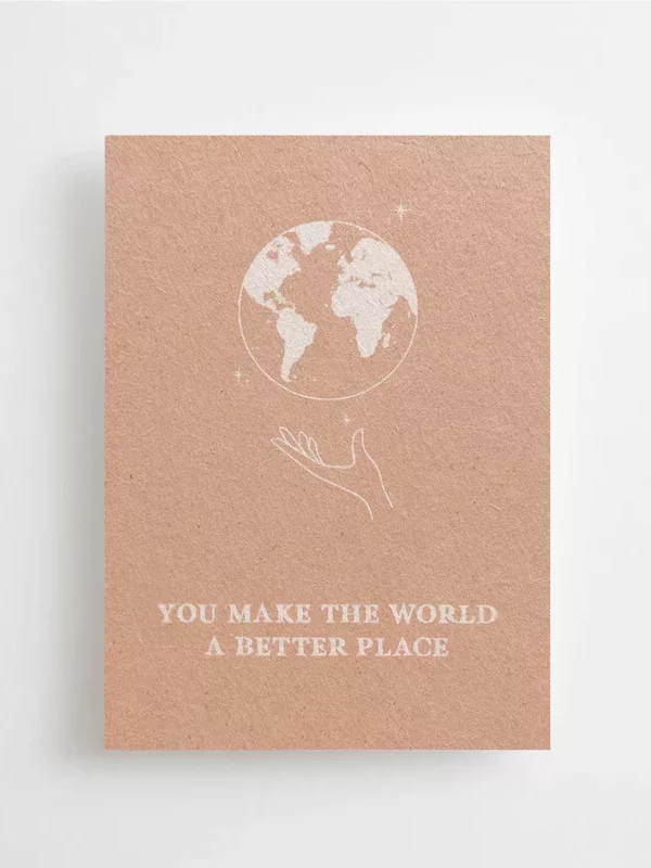 You make the world a better place - Mini Carte – Image 2