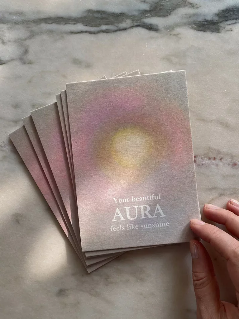 Your beautiful aura feels like sunshine - Carte