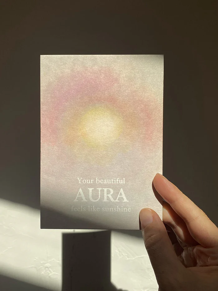 Your beautiful aura feels like sunshine - Carte