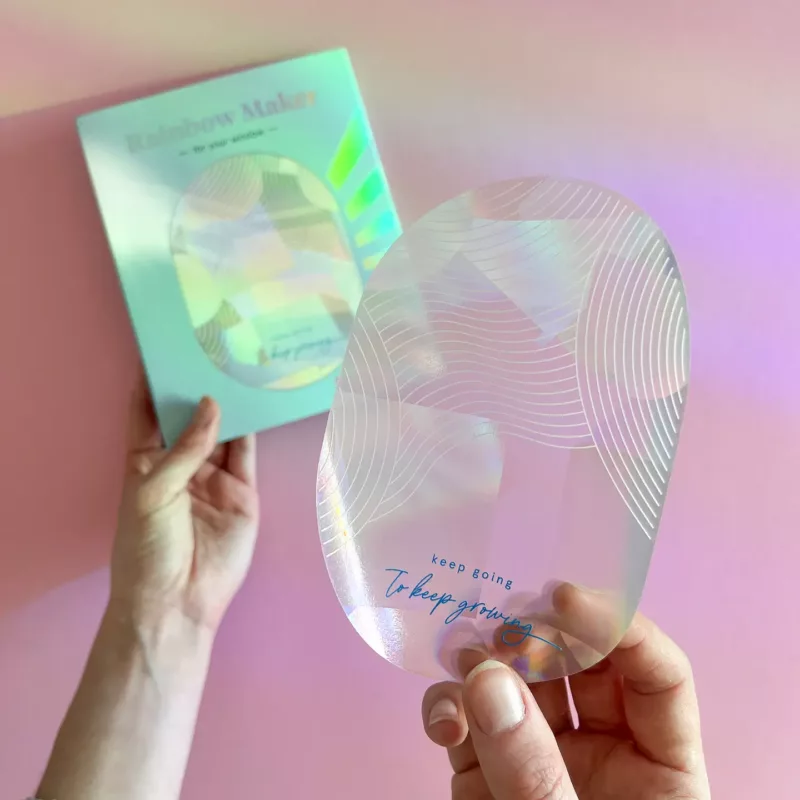 Keep going to keep growing - Sticker créateur d’arc-en-ciel