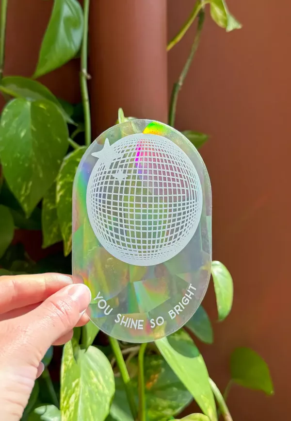You shine so bright - Sticker créateur d’arc-en-ciel – Image 2