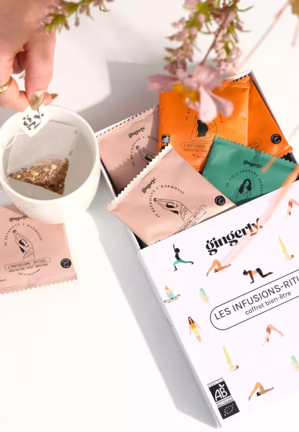 Les infusions - Rituel - Coffret infusettes bio - Gingerly – Image 1