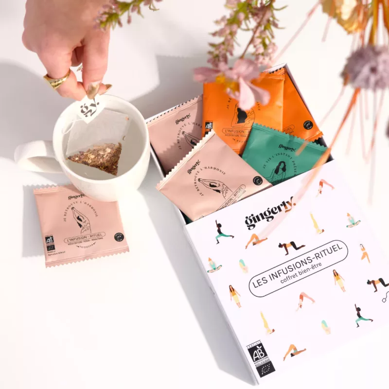Les infusions - Rituel - Coffret infusettes bio - Gingerly