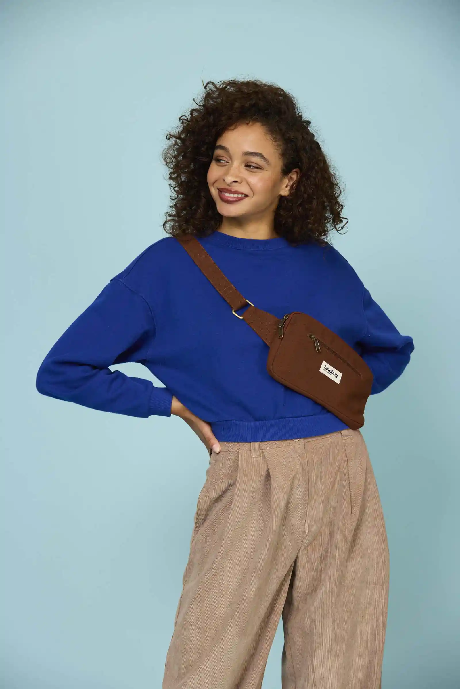 Sac banane rectangulaire Harry - Chocolat – Image 1