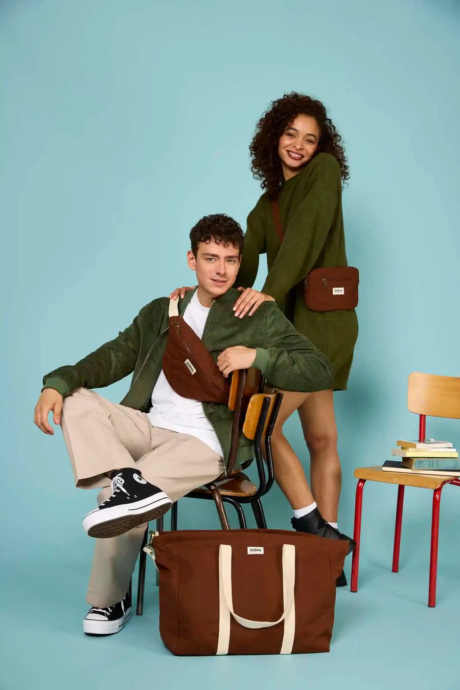 Sac banane rectangulaire Harry - Chocolat – Image 3