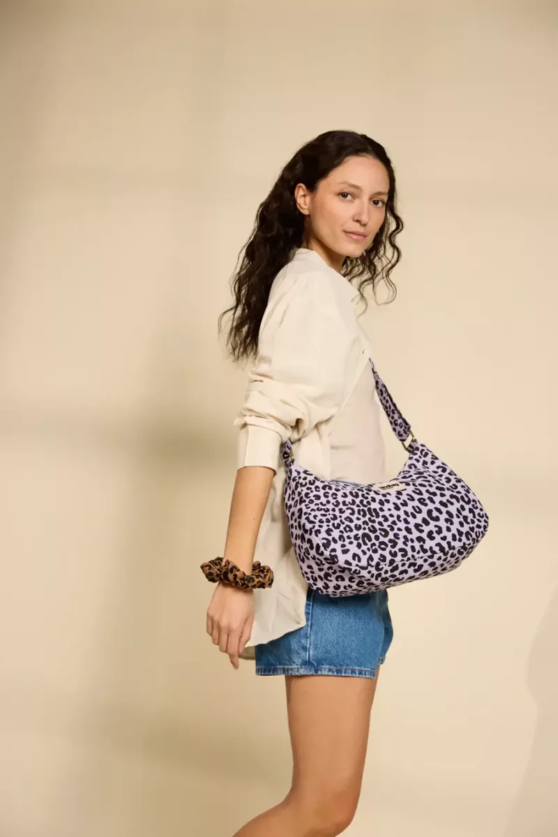 Sac Rosa - Leopard Lilas