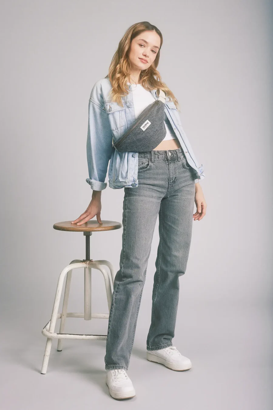 Banane Olivia - Denim Gris – Image 2