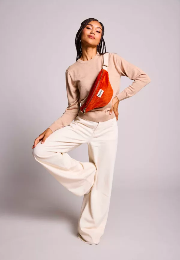 Banane Olivia - Velours Brique – Image 1