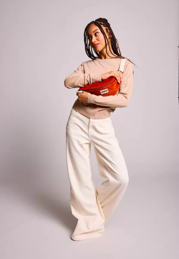 Banane Olivia - Velours Brique – Image 3