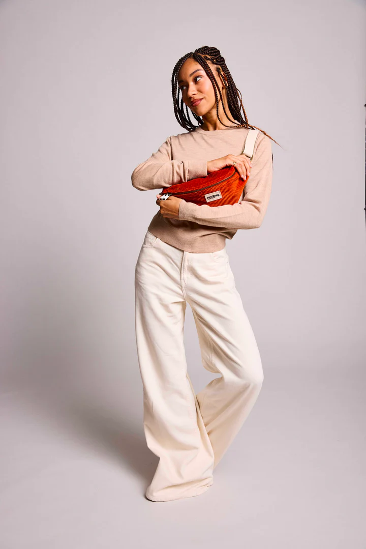 Banane Olivia - Velours Brique