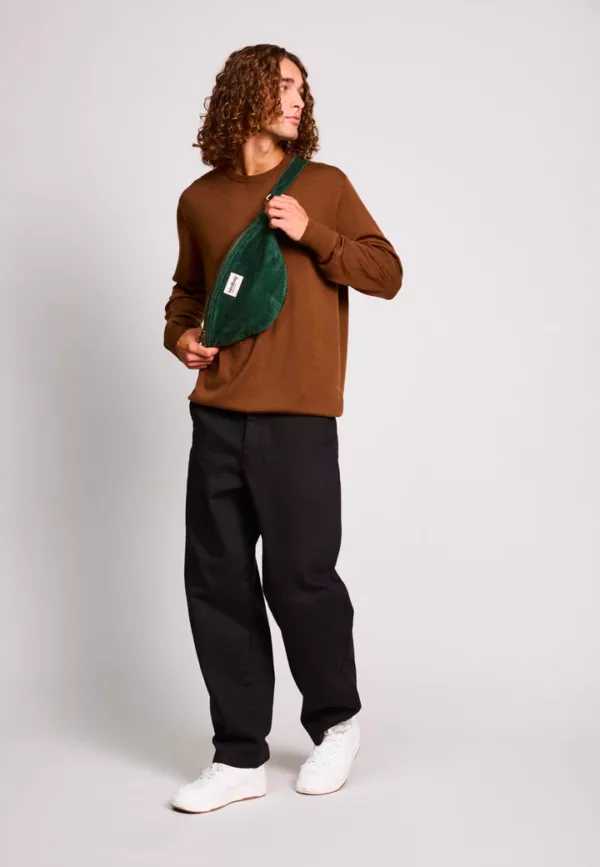 Sac banane L Sasha Velours Sapin – Image 1