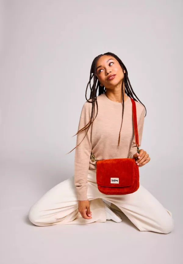 Sac à main Margault Velours - Brique – Image 2