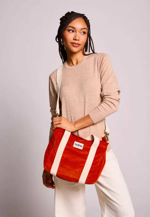 Sac à main Louise Velours - Brique – Image 2