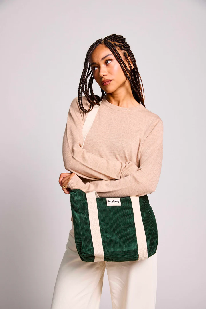 Sac à main Louise Velours - Sapin