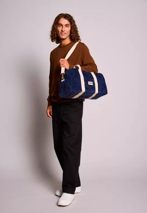 Sac bowling Charlie Velours Marine – Image 2