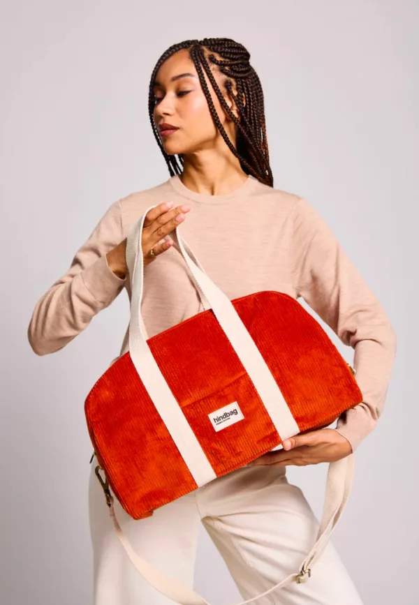 Sac bowling Charlie - Velours Brique – Image 1