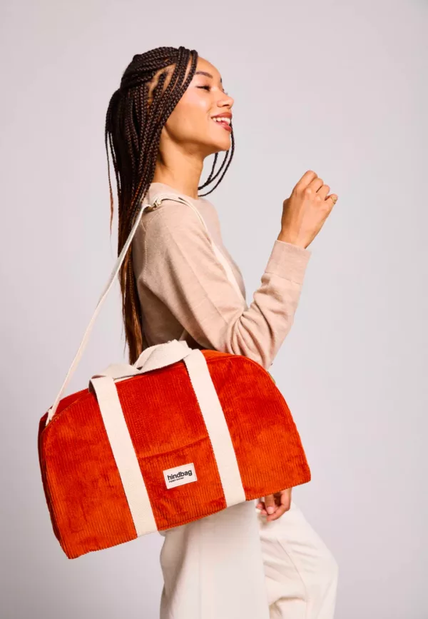 Sac bowling Charlie - Velours Brique – Image 2