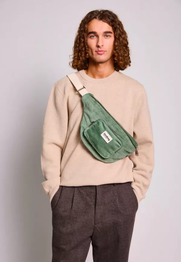 Sac banane XL Sofia Velours Vert d'eau – Image 2