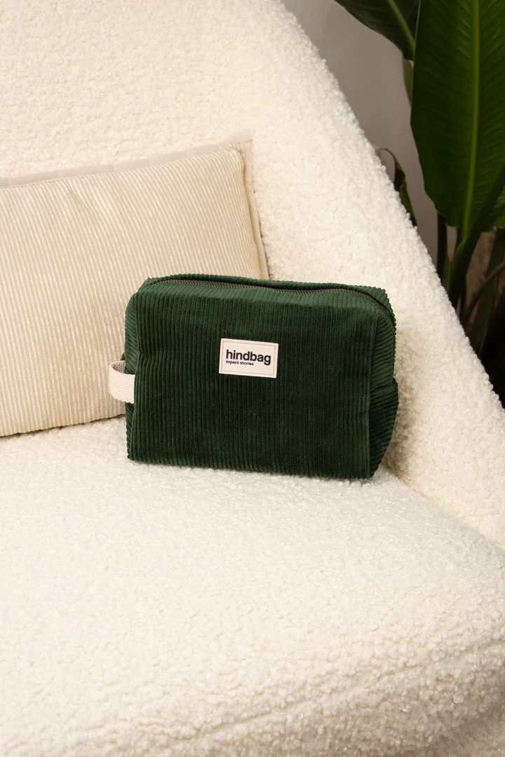 Trousse de toilette Leon Velours Sapin