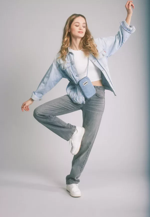 Pochette téléphone Bill - Denim bleu – Image 1