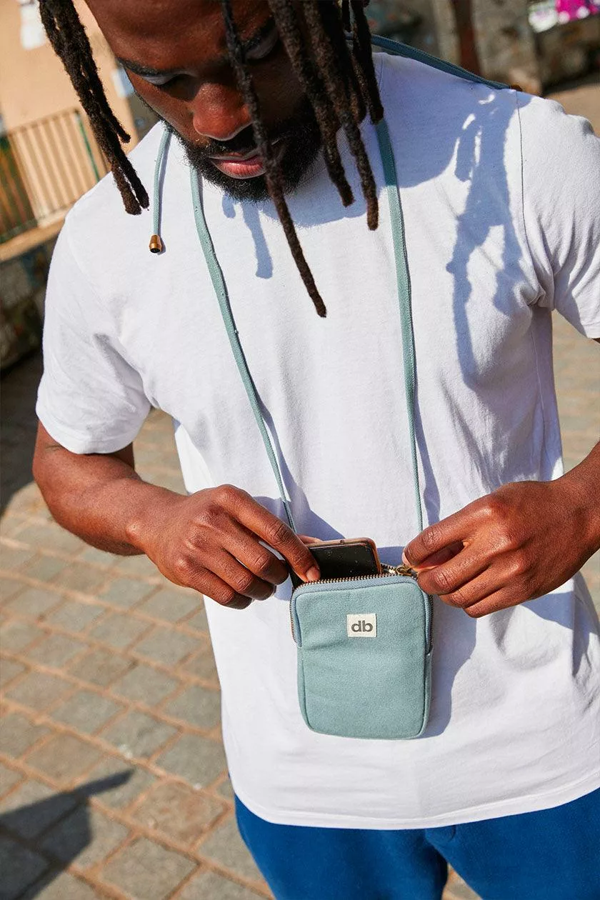 Pochette téléphone Bill - Sauge – Image 1