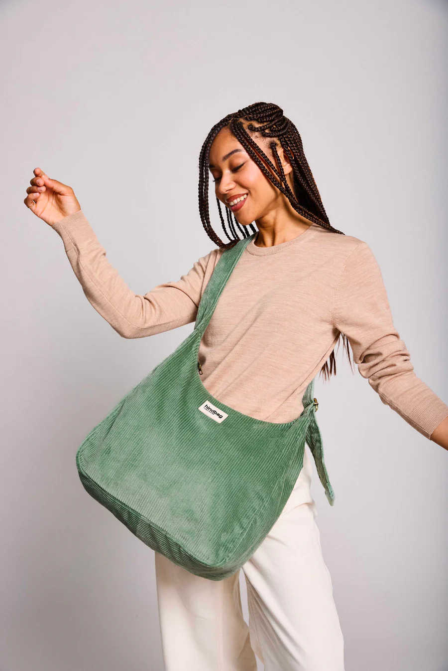 Sac Claire Velours - Vert d