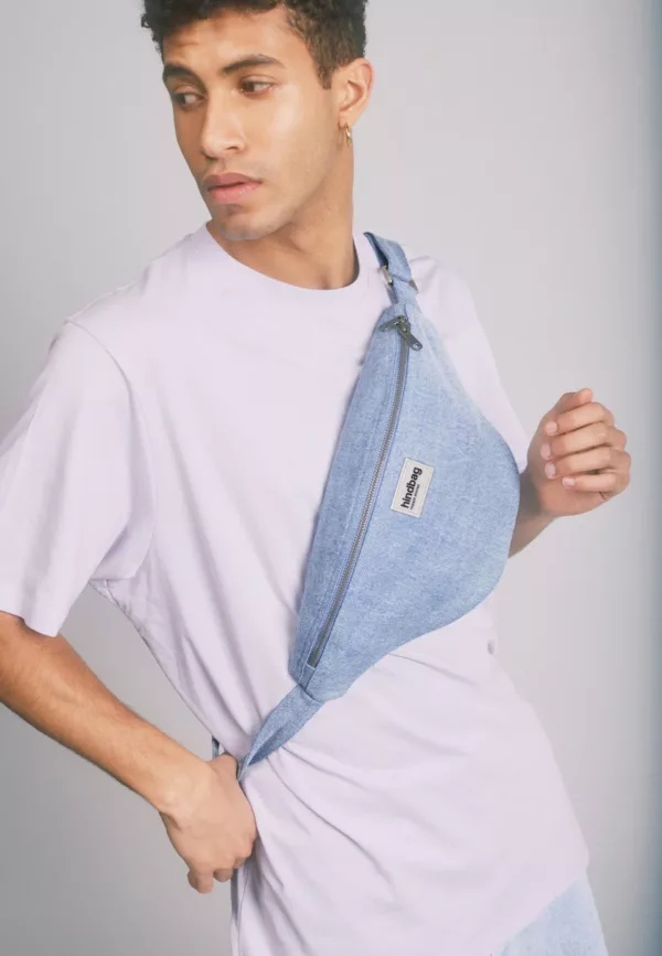 Sac Banane L Sasha - Denim bleu – Image 1