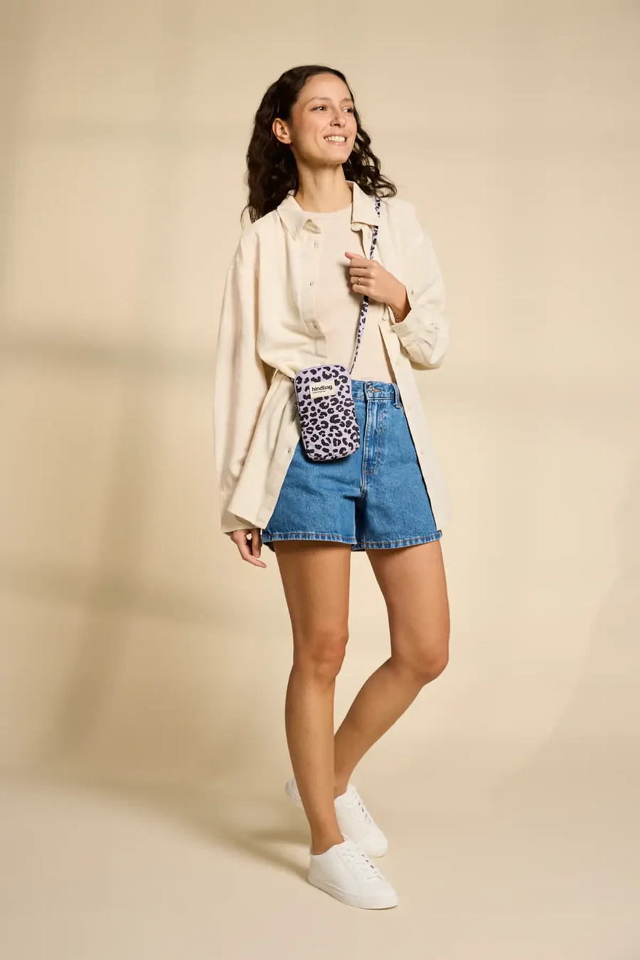 Pochette téléphone Bill - Léopard Lila – Image 1