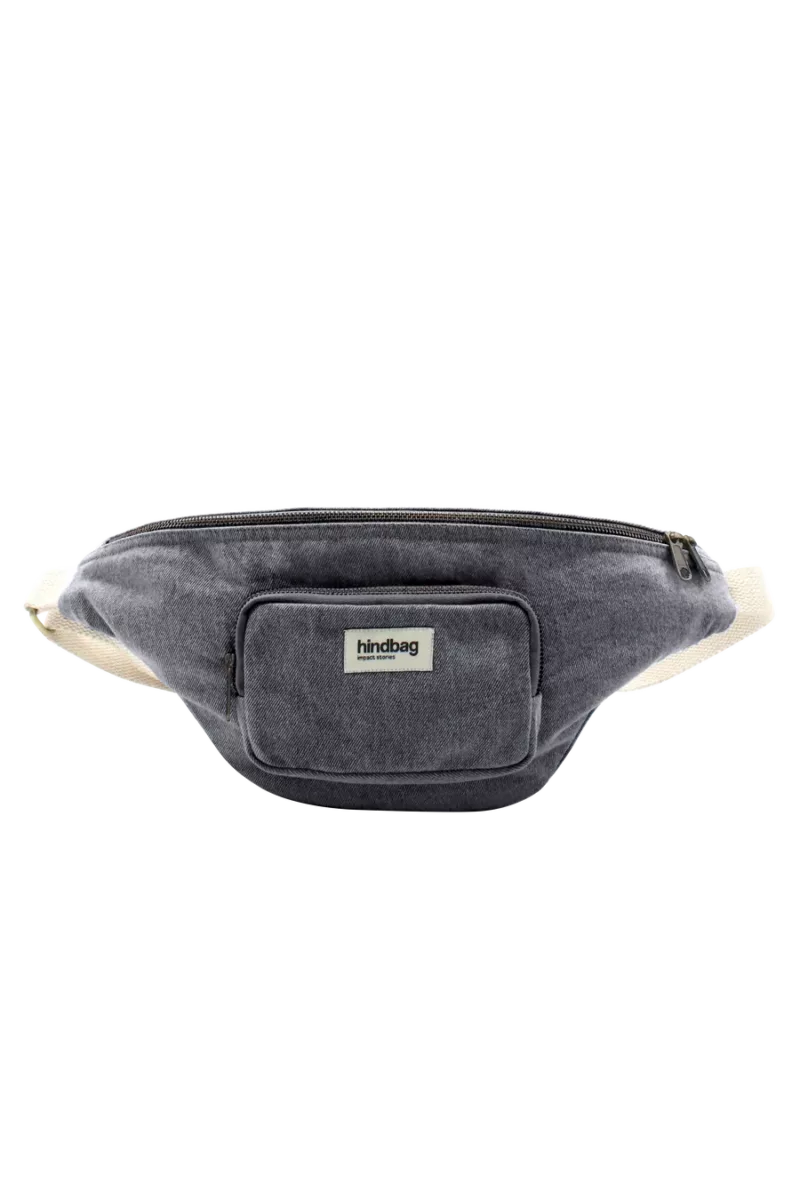 Sac banane Sofia - Denim gris