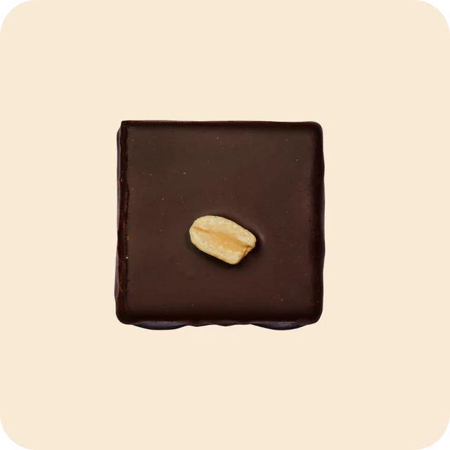 Coffret de 4 chocolats - Beurre de cacahuète & sel fumé