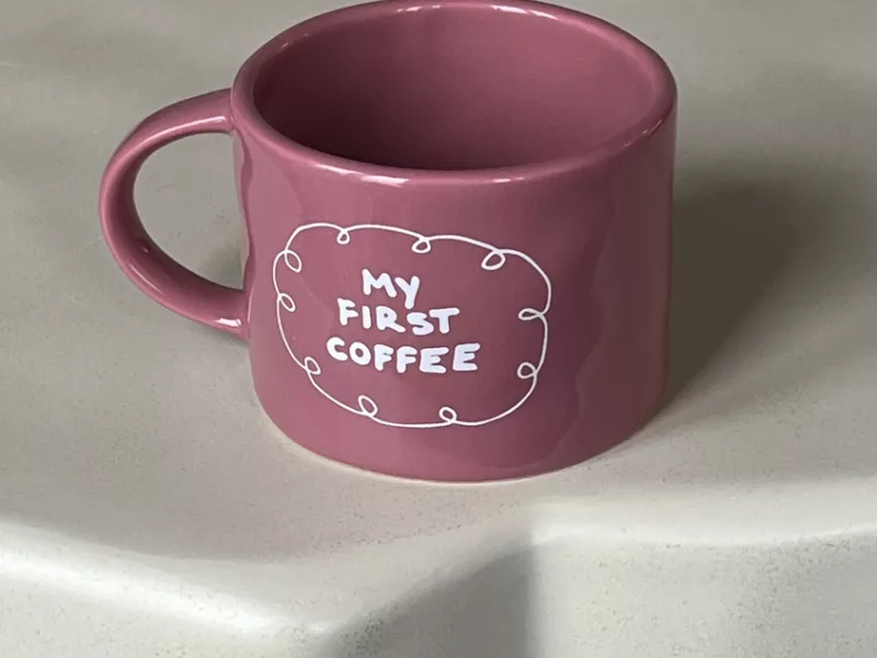 My first coffee - Tasse