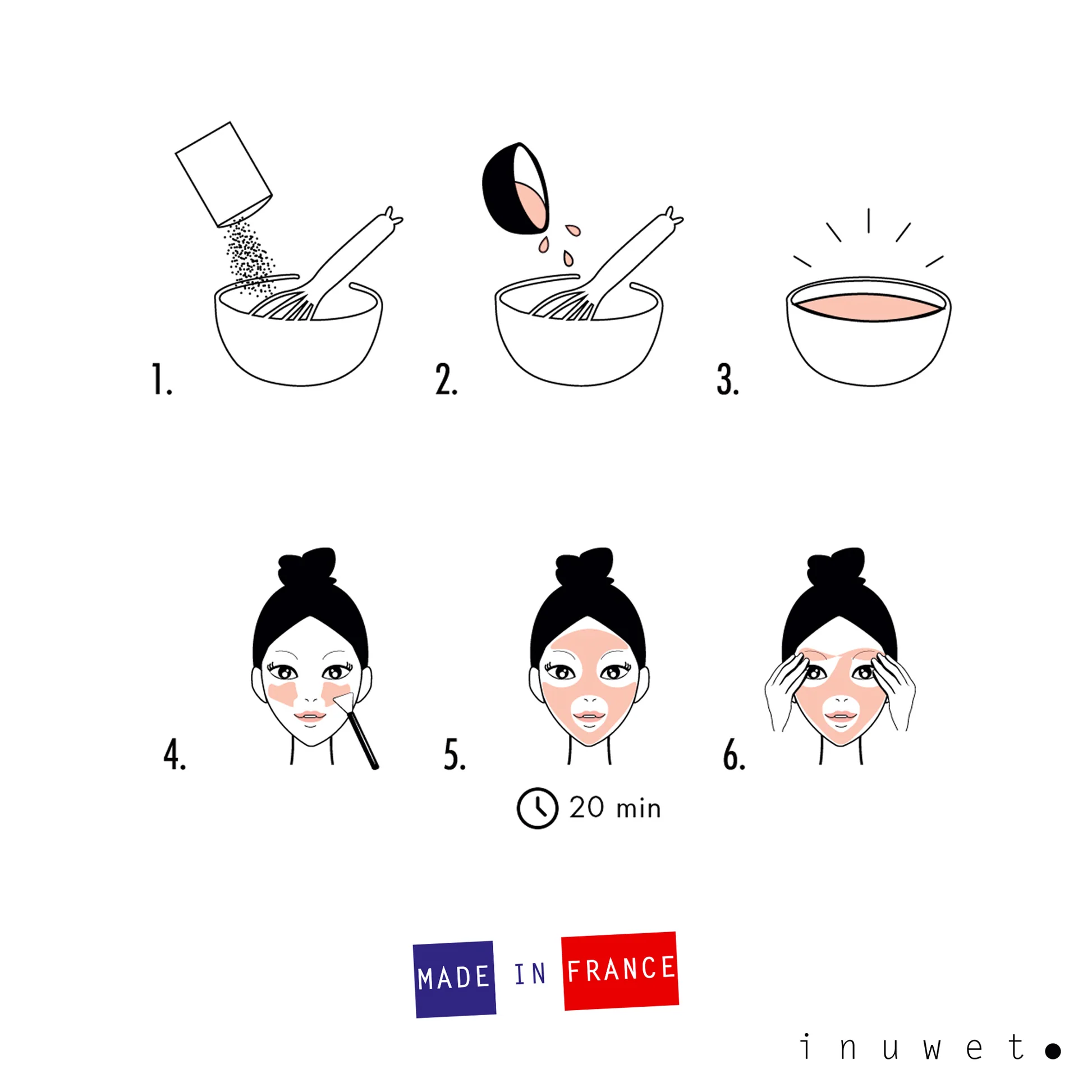 Coffret masques en poudre parfumés pell off DIY – Image 2