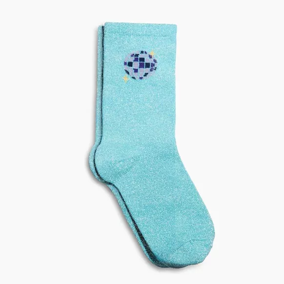 Chaussettes Pailletées Bleues