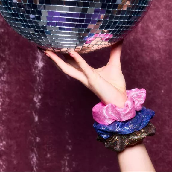 Chouchou Rose Pailleté – Image 3