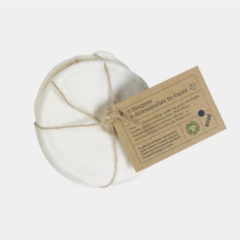 Lot de 5 disques visage lavables