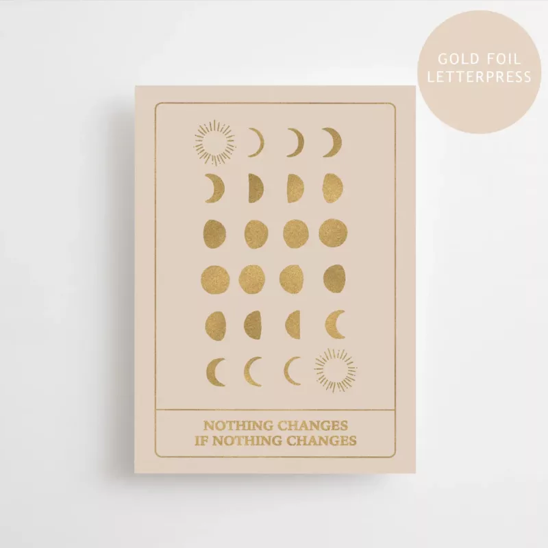 Nothing changes if nothing changes - Carte