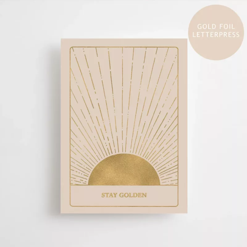Stay Golden - Carte