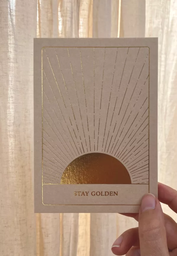 Stay Golden - Carte – Image 2