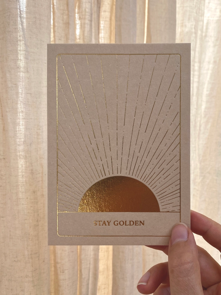 Stay Golden - Carte