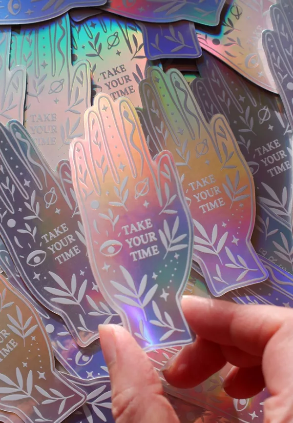 Take your time - Autocollant – Image 1