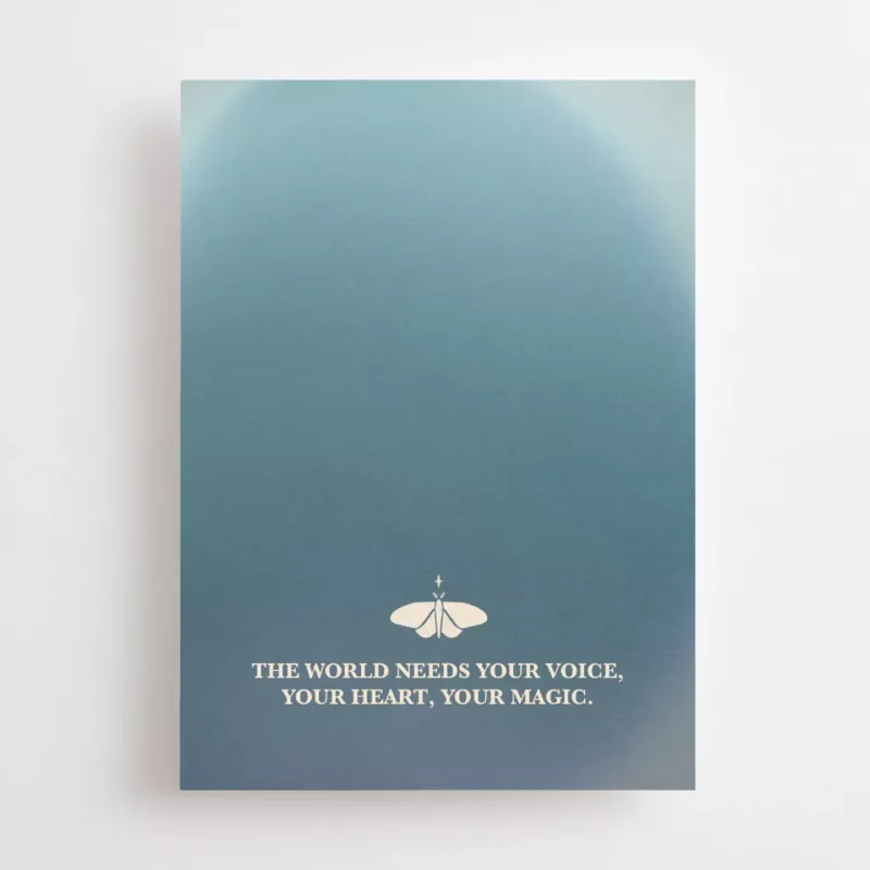 The world needs your voice - Carte