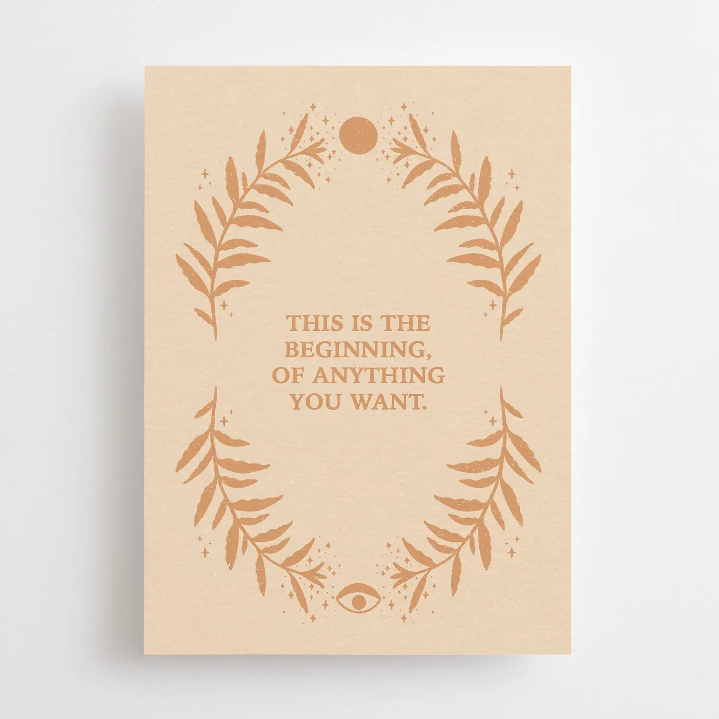 This is the beginning of anything you want - Carte – Image 1