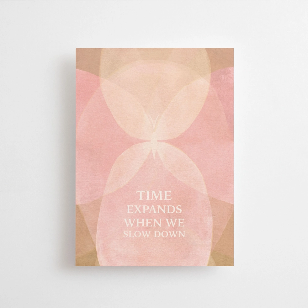 Time expands when we slow down - Carte – Image 1