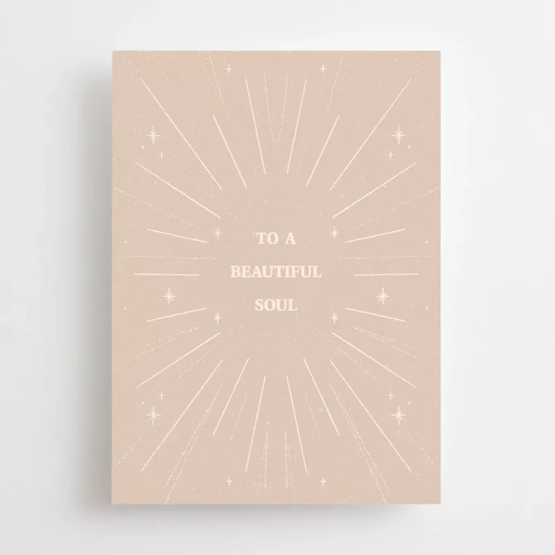 To a beautiful soul - Carte