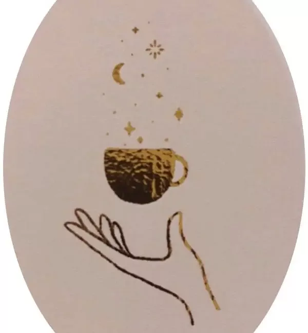 Univers dans une tasse de thé - Autocollant – Image 1